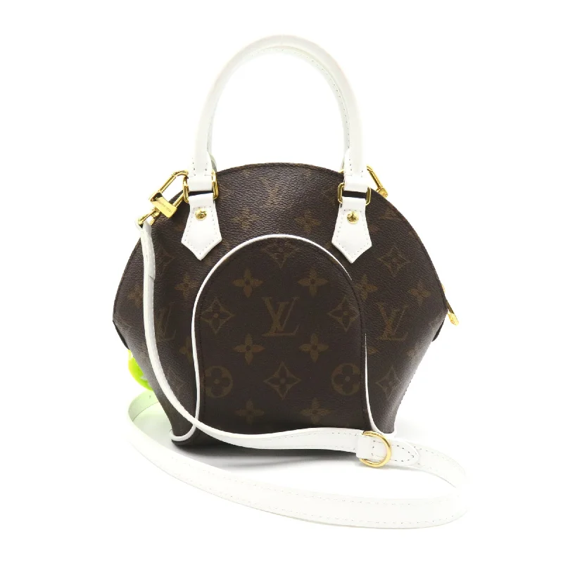 Christian Dior backpacks with a sleek, minimalist silhouetteMedium - sized Louis Vuitton tote bags for work and shoppingLOUIS VUITTON Ellipse BB Brown White Monogram PVC coated canvas M20752