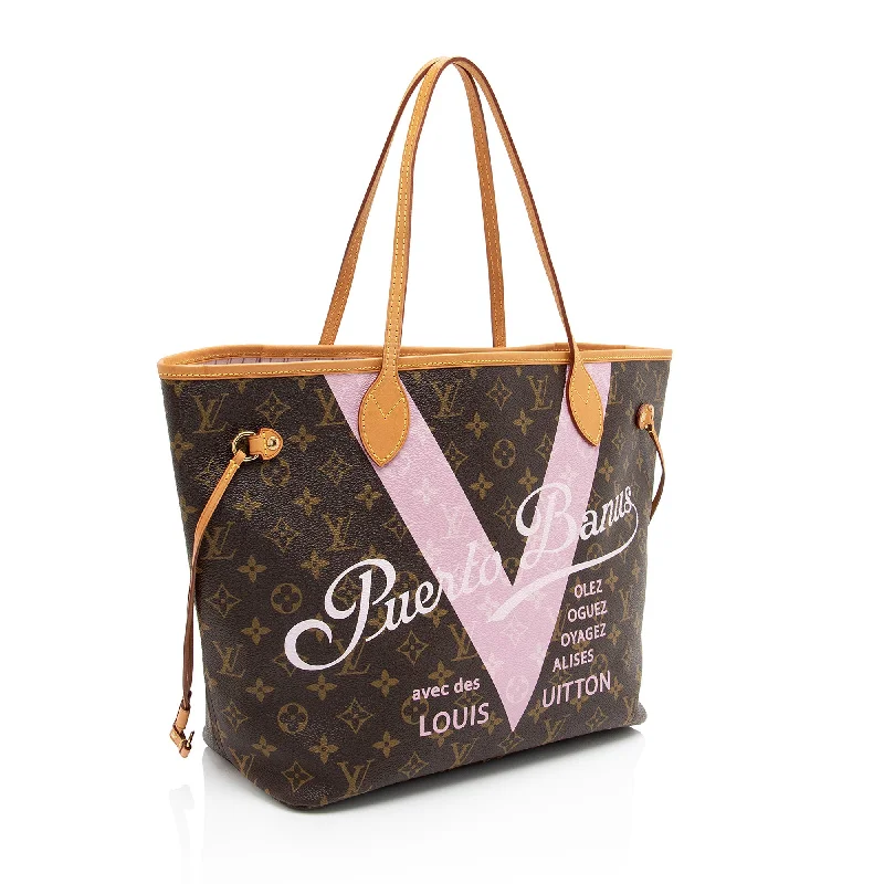 Christian Dior bags with a quilted pattern and gold - toned hardwareLouis Vuitton Alma bags featuring the signature top - handle designLouis Vuitton Limited Edition Monogram Canvas Puerto Banus Neverfull MM Tote (YW2xLA)