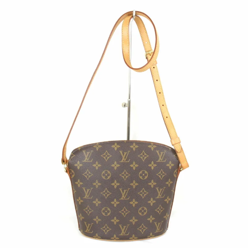 Christian Dior bags with a zip - top closure and multiple compartmentsLadies Louis Vuitton Capucines bags with gold - toned hardwareLOUIS VUITTON Drouot M51290 Shoulder Bag Monogram Canvas Women's