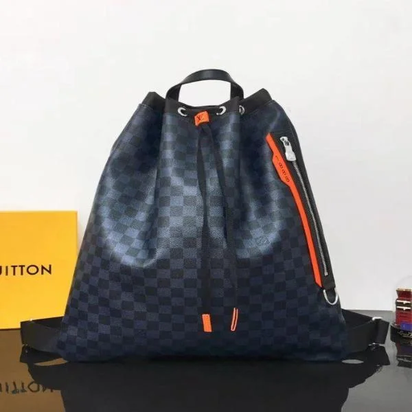 Christian Dior handbags with a snap - button closure and a decorative buckleLouis Vuitton crossbody bags with adjustable shoulder straps for comfortLouis Vuitton Drawstring Backpack Damier Colbat Race