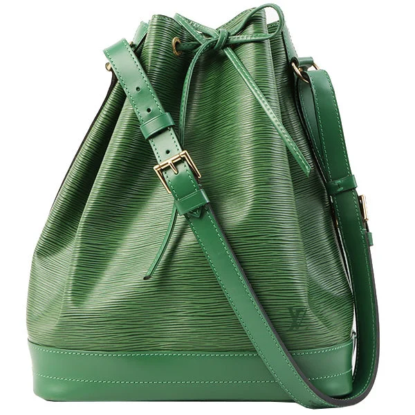 Christian Dior Saddle bags with a patent leather finish for a shiny lookLouis Vuitton crossbody bags with a keychain holder for practicalityLouis Vuitton 1996 Made Epi Petit Noe Borneo Green