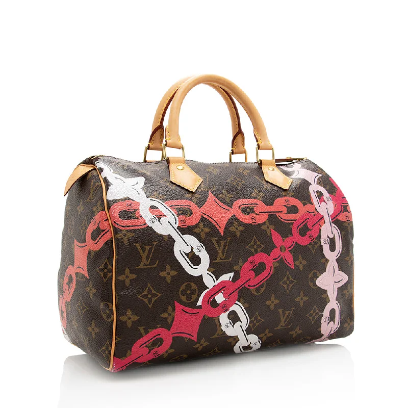 Trendsetting Christian Dior crossbody bags with a colorful strapLouis Vuitton Alma bags featuring the signature top - handle designLouis Vuitton Limited Edition Monogram Canvas Chain Flower Speedy 30 Satchel (18397)