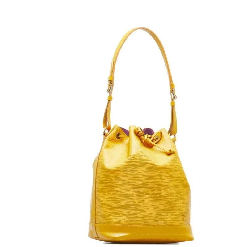 Luxury Christian Dior crossbody bags with a chain - link strapLouis Vuitton bags with a magnetic snap closure for easy accessLOUIS VUITTON Epi Noe Shoulder Bag M44009 Tassili Yellow Leather Women's