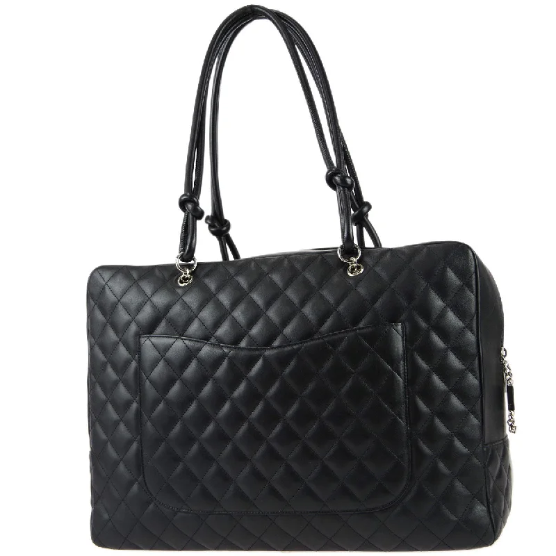 Chanel Vintage Inspired Handbag for Retro LoversChanel * 2004-2005 Black Calfskin Cambon Ligne Tote Handbag