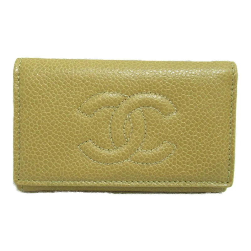 Chanel bags available at online luxury retaileCHANEL 6-ring key case, caviar skin (grained calfskin), women's, beige