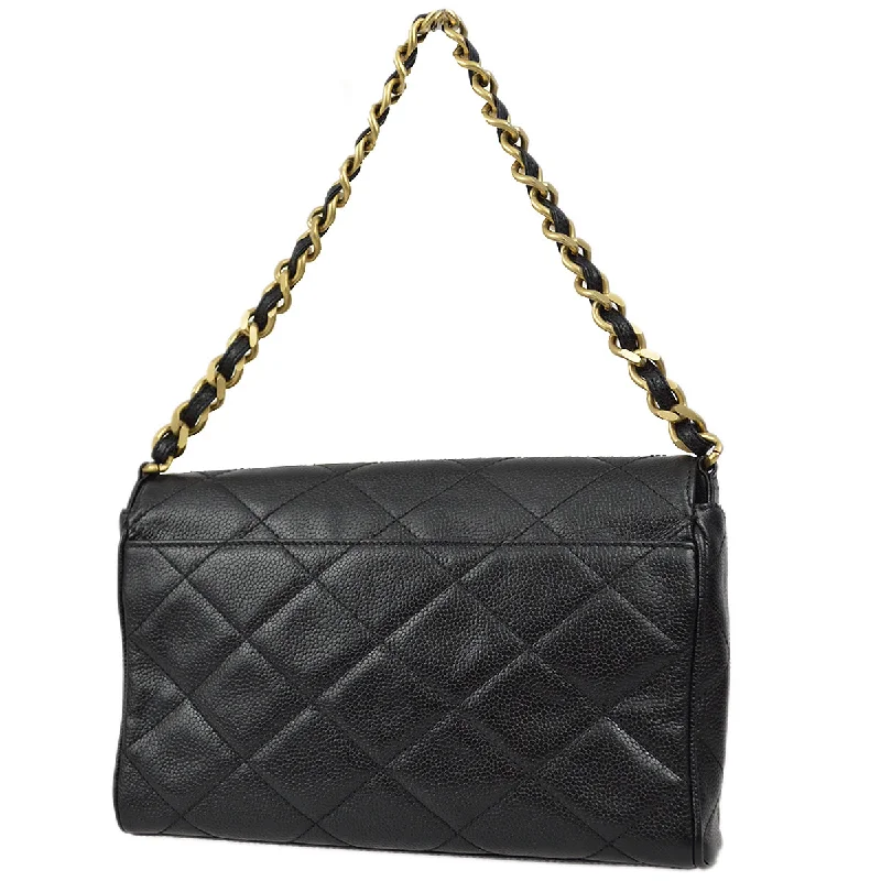 Chanel bags for women who love timeless fashionChanel 2000-2001 Black Caviar Chain Handbag