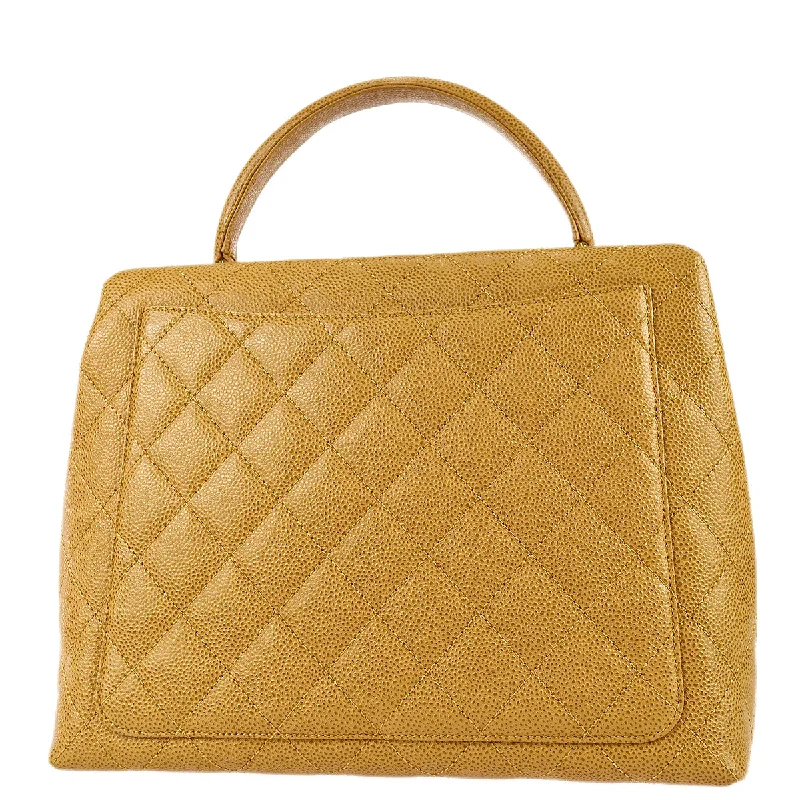 Chanel Limited Edition Handbag for CollectorsChanel 2000-2001 Beige Caviar Kelly 30