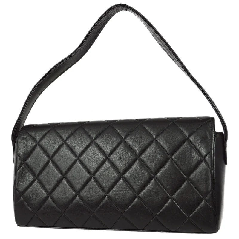 Chanel bags for women who love timeless fashionChanel 1996-1997 Black Lambskin Flap Handbag