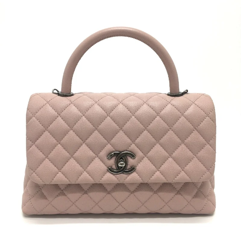 Chanel leather bags for everydChanel A92991 CC Mark Bag 2WAY/Crossbody Hand Bag Pink Based SilverHardware