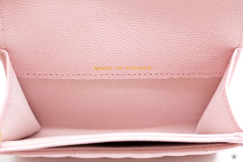 Chanel bags with iconic gold chainsChanel AP0214Y33352 Classic Card Holder Pink   NH620 Caviar Card Holder Pbhw