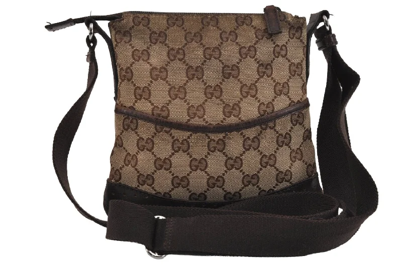 Ladies Gucci Dionysus bags in a pastel colorAuthentic GUCCI Shoulder Cross Bag Purse GG Canvas Leather 147671 Brown 6448J