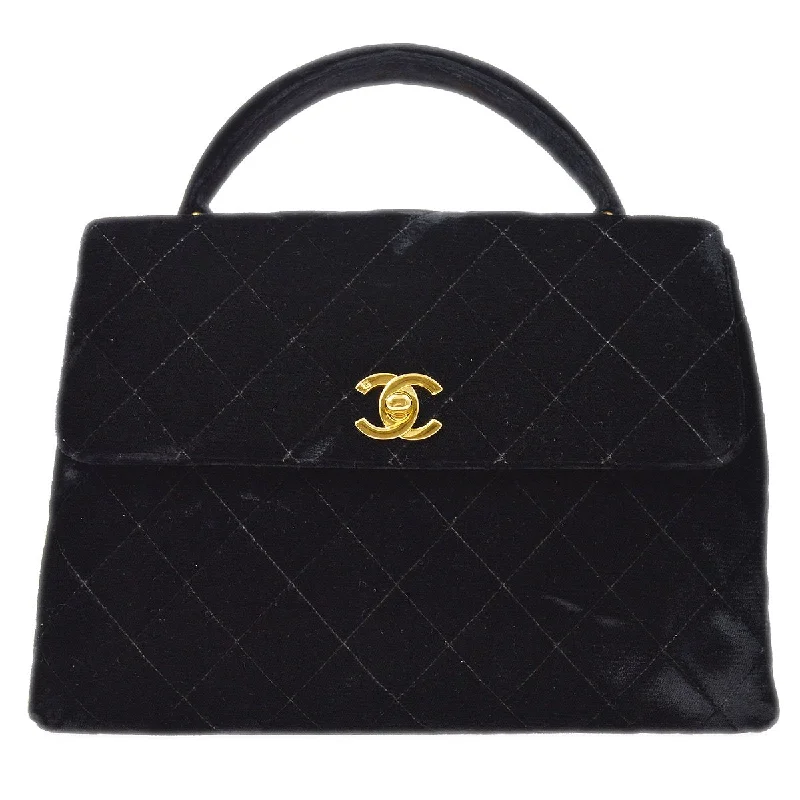 Chanel bags with adjustable chain strapsChanel 1996-1997 Black Velvet Quilted Kelly 25