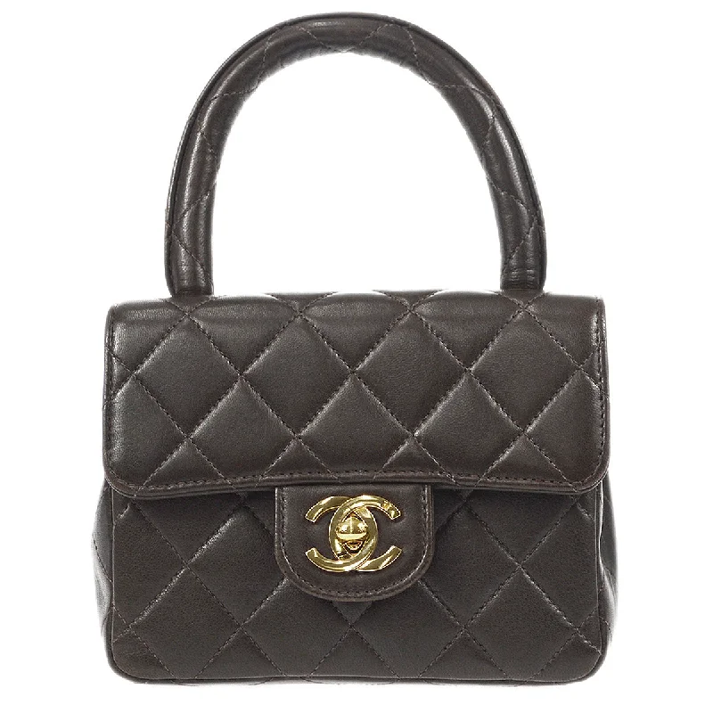 Chanel Colorful Handbag for Spring OutfitsChanel 1994 Classic Flap Handbag Micro Brown Lambskin