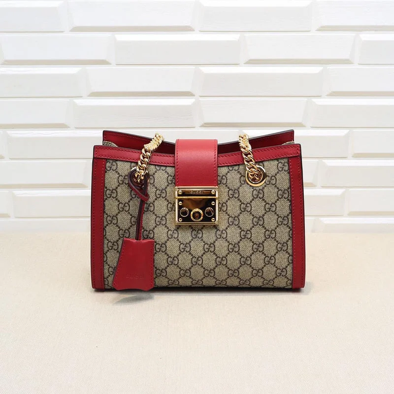 Women Gucci bags with a front - flap pocket for quick - access itemsBC - GUCCI BAG - 487