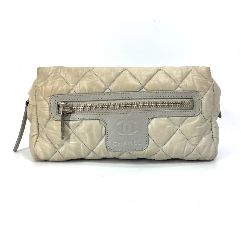 Chanel New Arrival Handbag with Gold HardwareChanel A48615 CC Mark bag Cluch Bag Makeup Pouch Cosmetics Pouch Pouch gray