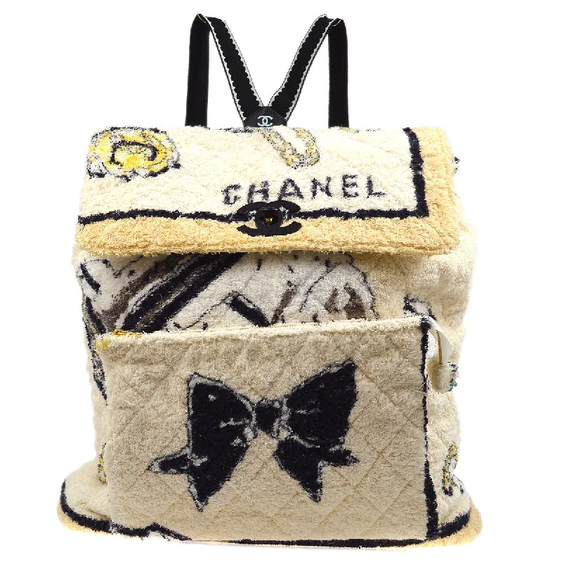 Chanel New Arrival Handbag with Gold HardwareCHANEL 1994 Terry Cloth Backpack