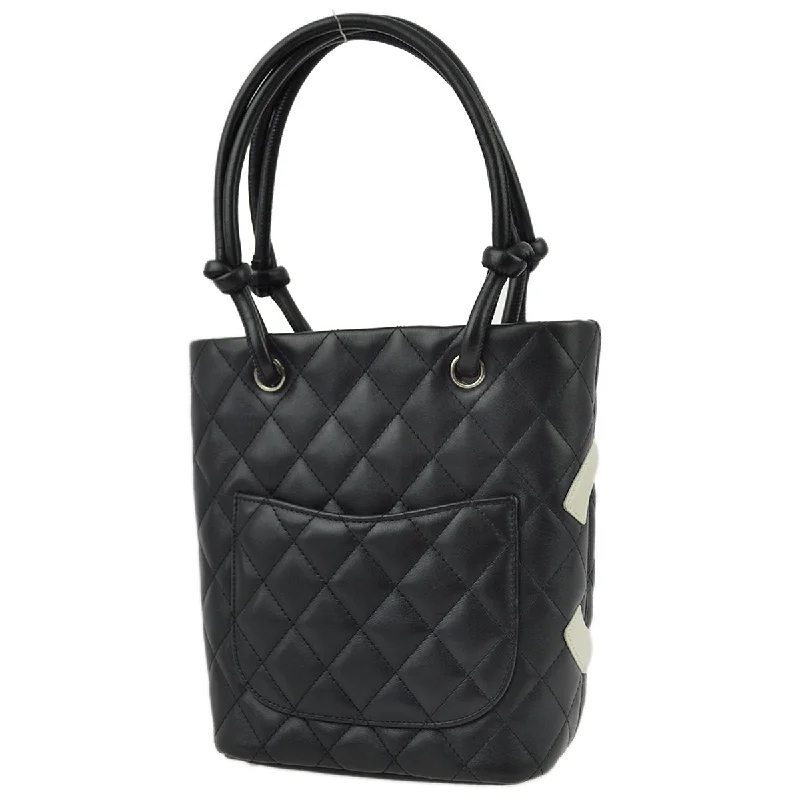 Chanel bags with exclusive seasonal releasesChanel Black Calfskin Cambon Ligne Tote Handbag