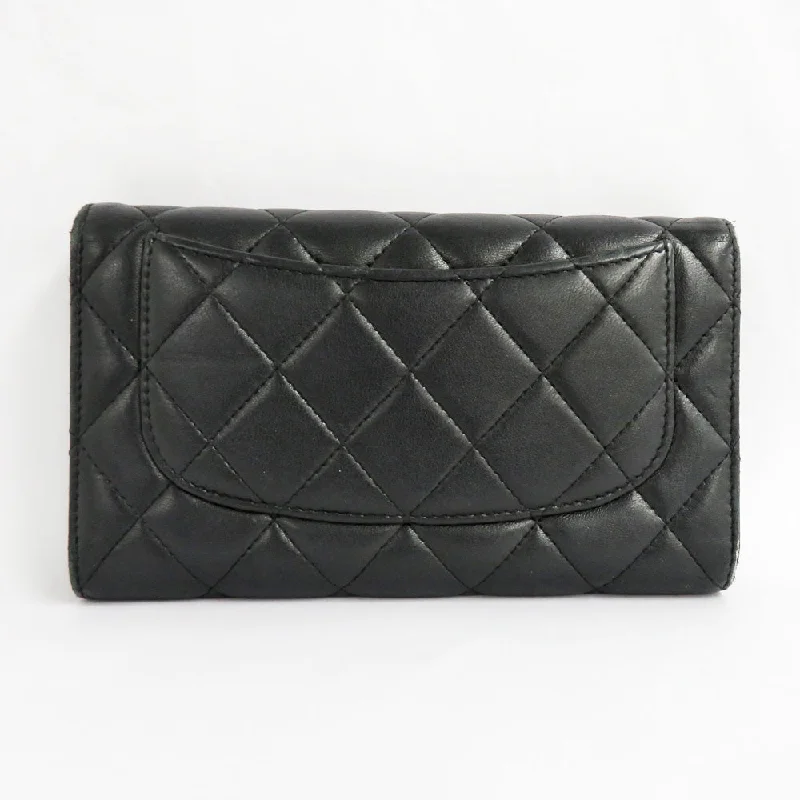 Chanel bags with exclusive seasonal designs and materialsChanel A31506 Black Black Silver Wallet Black Black Coco Mark