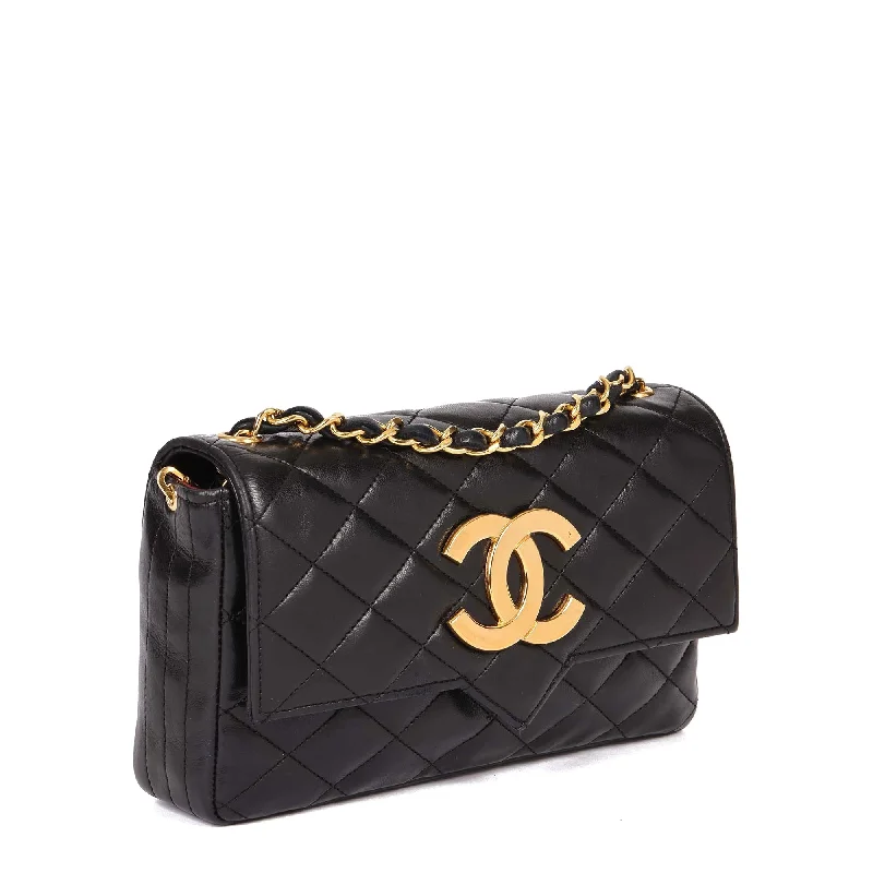 Chanel bags perfect for everyday elegChanel Black Quilted Lambskin Vintage XL Small Classic Single Flap Bag