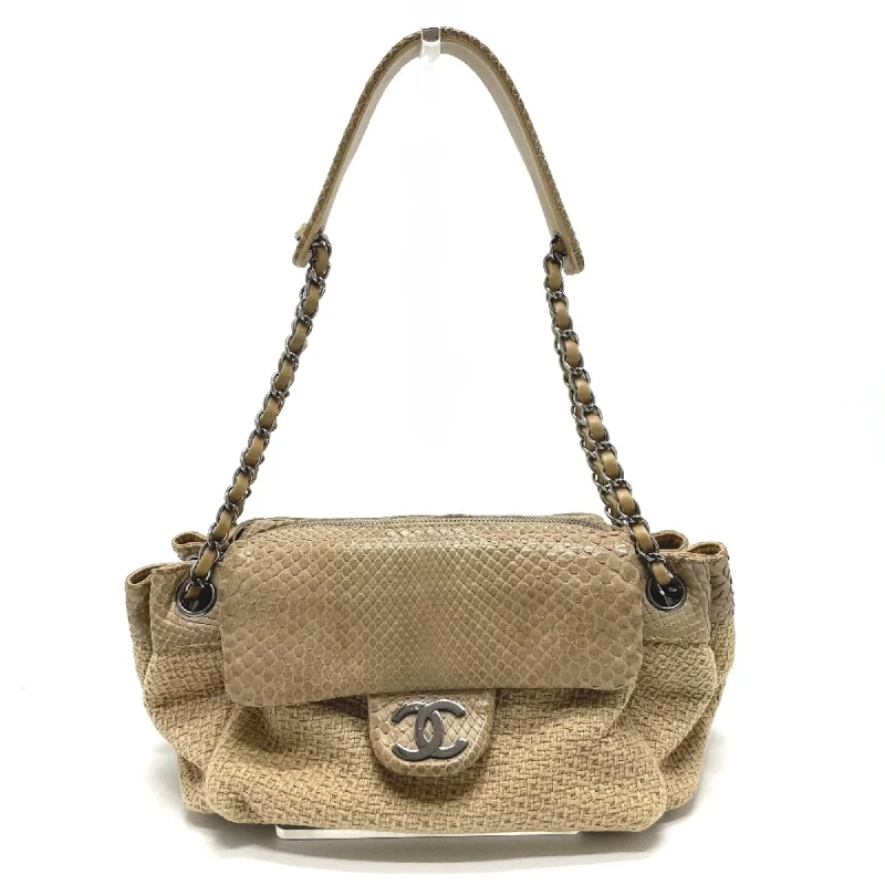 Chanel bags for those who value investment piecesChanel A31490 CC Mark bag shawl Shoulder Bag Beige