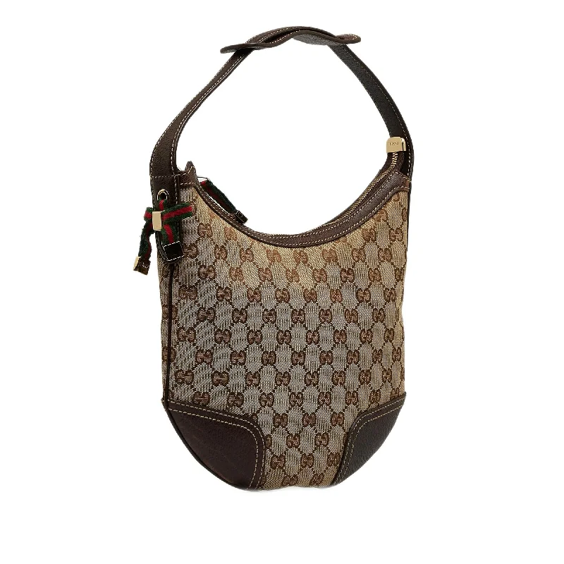 Women Gucci bags with a magnetic snap closure for easy accessGucci GG Canvas Princy Hobo (WmKE9X)