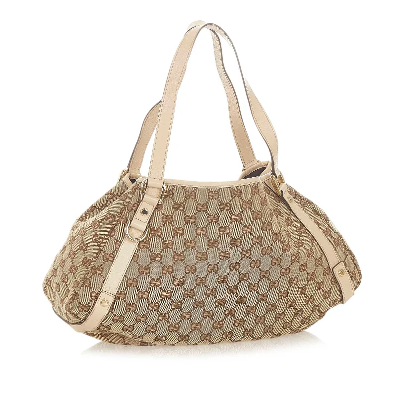 Ladies Gucci shoulder bags with a wide - width strapGucci GG Canvas Pelham Tote Bag (32149)