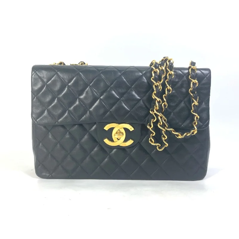 Chanel Vintage Inspired Handbag for Retro LoversChanel A01094 CC Mark vintage shawl double chain bag Shoulder Bag Black Gold