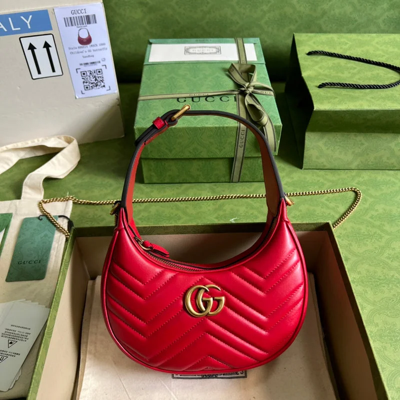 Ladies Gucci shoulder bags with a magnetic - closure flapWF - Gucci Bags - 232