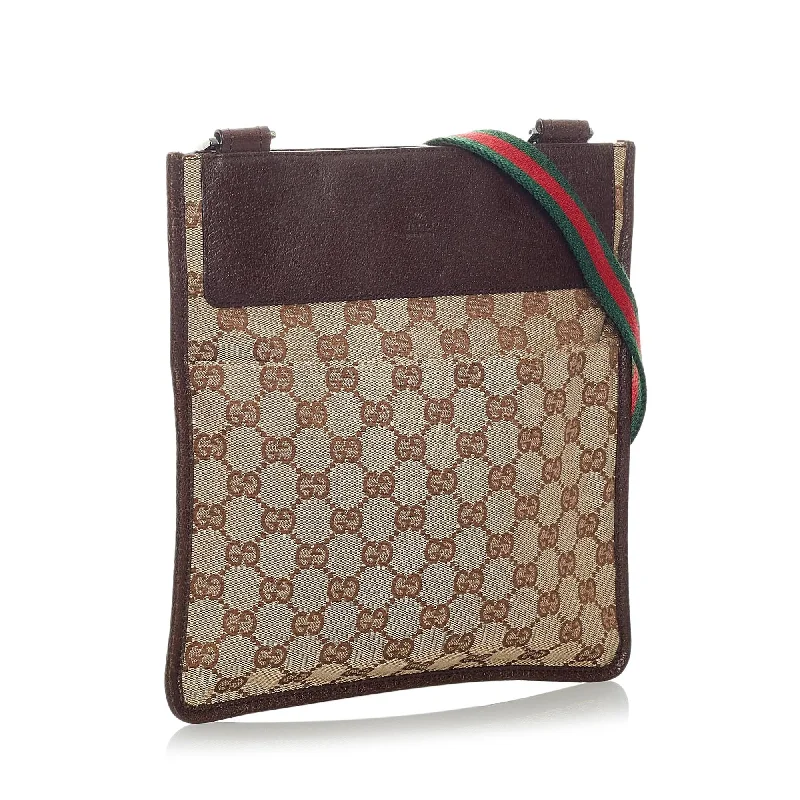 Ladies Gucci Dionysus bags in a pastel colorGucci GG Canvas Web Crossbody Bag (32732)