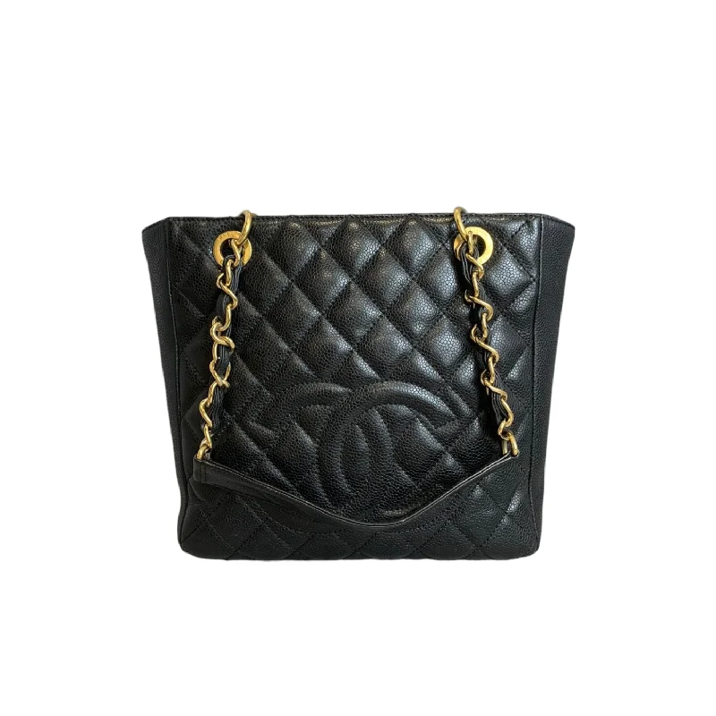 Chanel bags in luxury boutiques worldwidePST Tote Caviar Black GHW