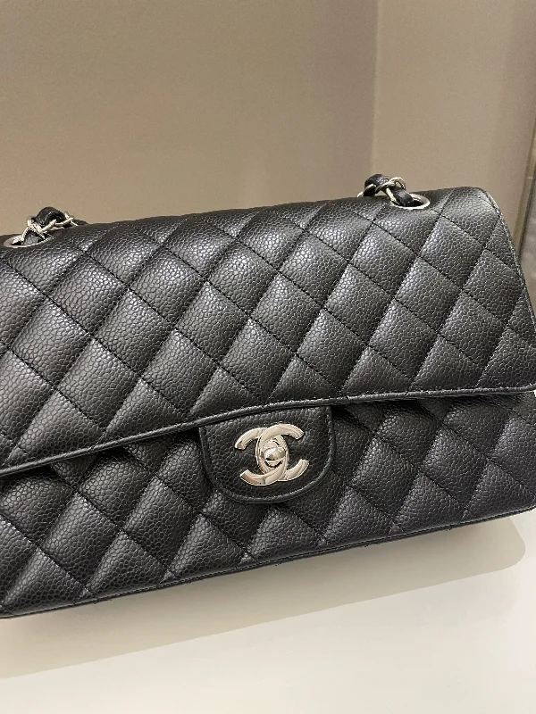 Chanel bags with modern touchesChanel Classic Quilted Medium Double Flap Black Caviar