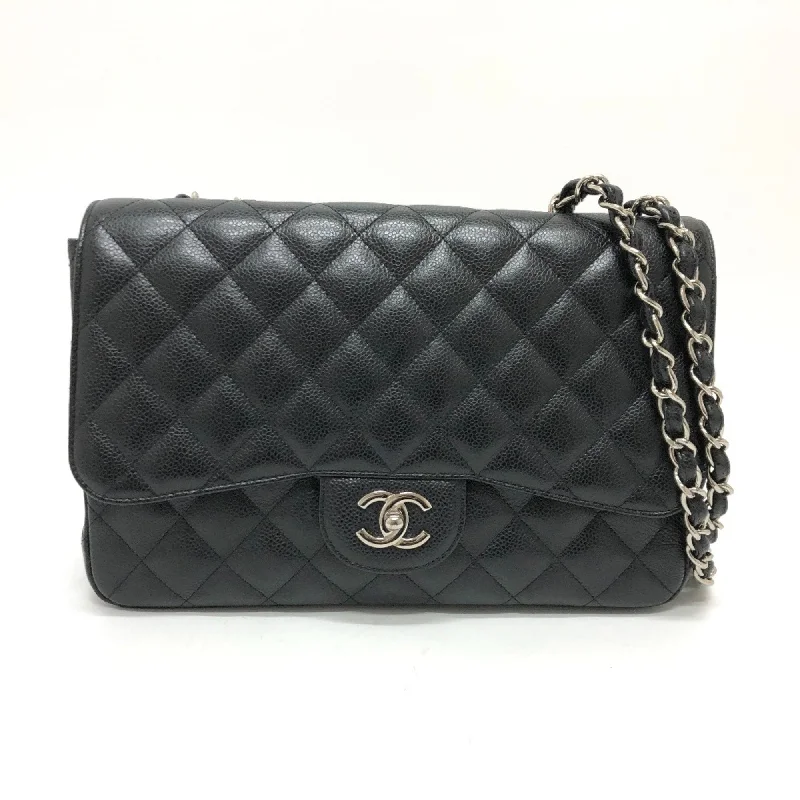 Chanel Chain Strap Handbag for Everyday UseChanel A28600 Double Chain Crossbody Bag Shoulder Bag Black SVHardware