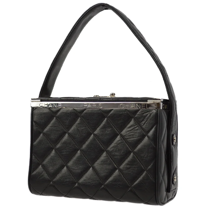 Chanel bags for a polished and professional appearanceChanel 1996-1997 Black Lambskin Handbag