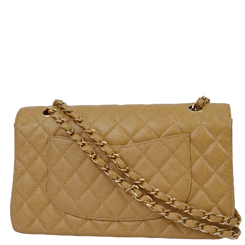 Chanel bags sale 2025Chanel 2001-2003 Beige Caviar Medium Classic Double Flap Bag