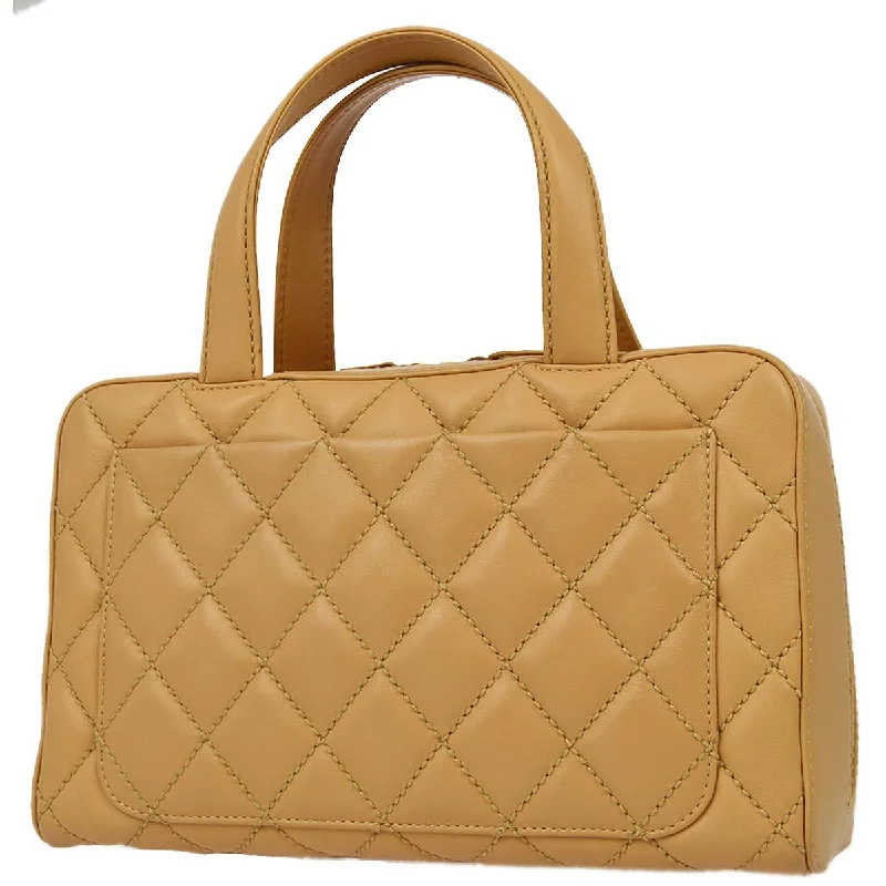 Chanel Limited Edition Handbag for CollectorsChanel 2001-2003 Beige Calfskin Wild Stitch Tote 33