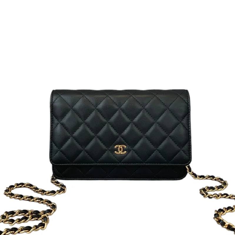 Chanel bags that pair perfectly with any outfitWOC Wallet on Chain Lambskin Black GHW