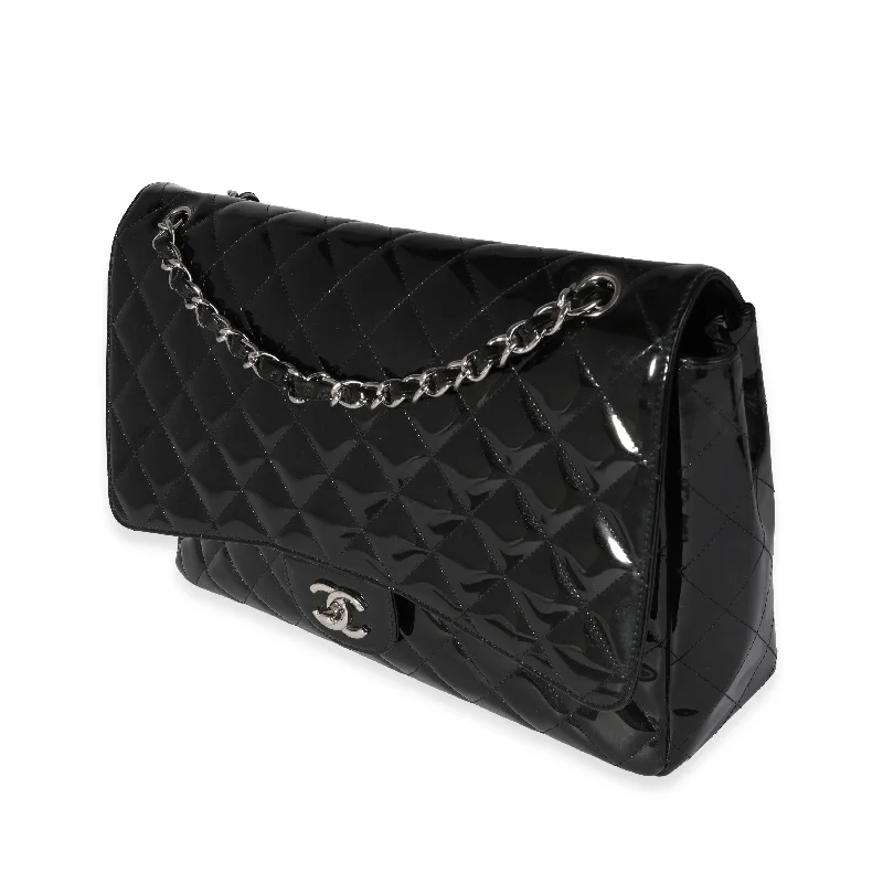 Chanel bags that pair perfectly with any outfitChanel Black Quilted Patent Leather Maxi Classic Single Flap Bag