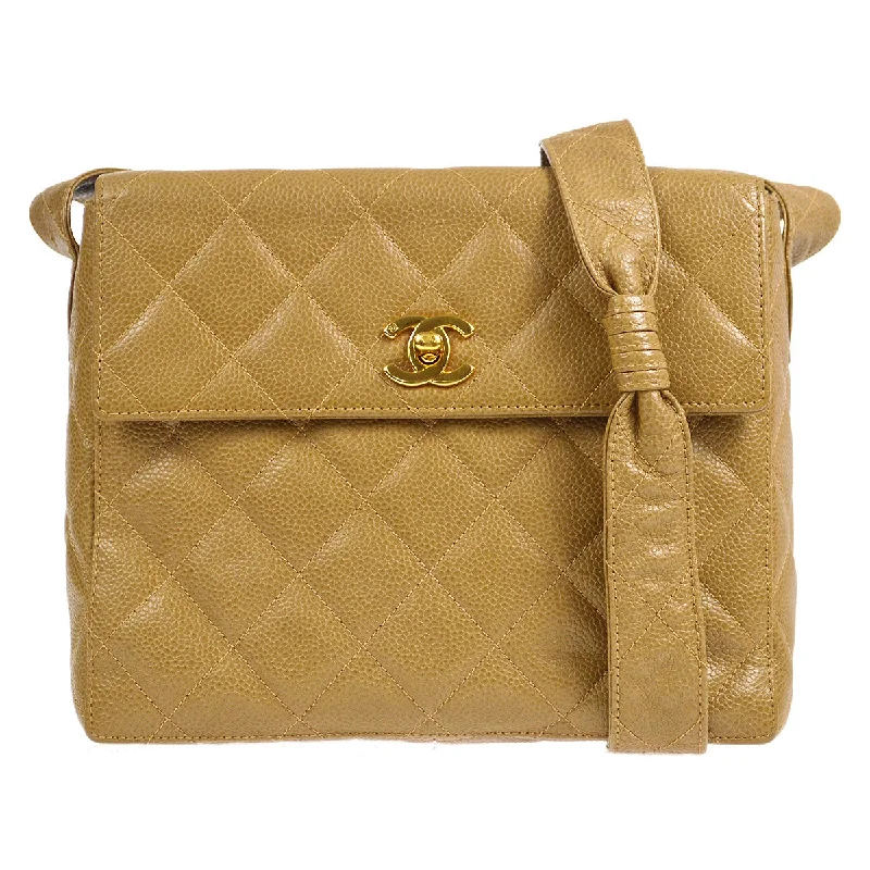 Chanel bags available at online luxury retaileCHANEL * 1996-1997 Flap Box Vanity Shoulder Bag Small Beige Caviar