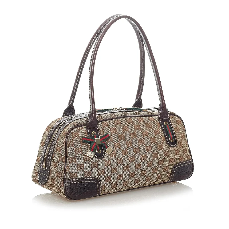 Gucci backpacks for women with a hidden back pocketGucci GG Canvas Princy Shoulder Bag (32481)