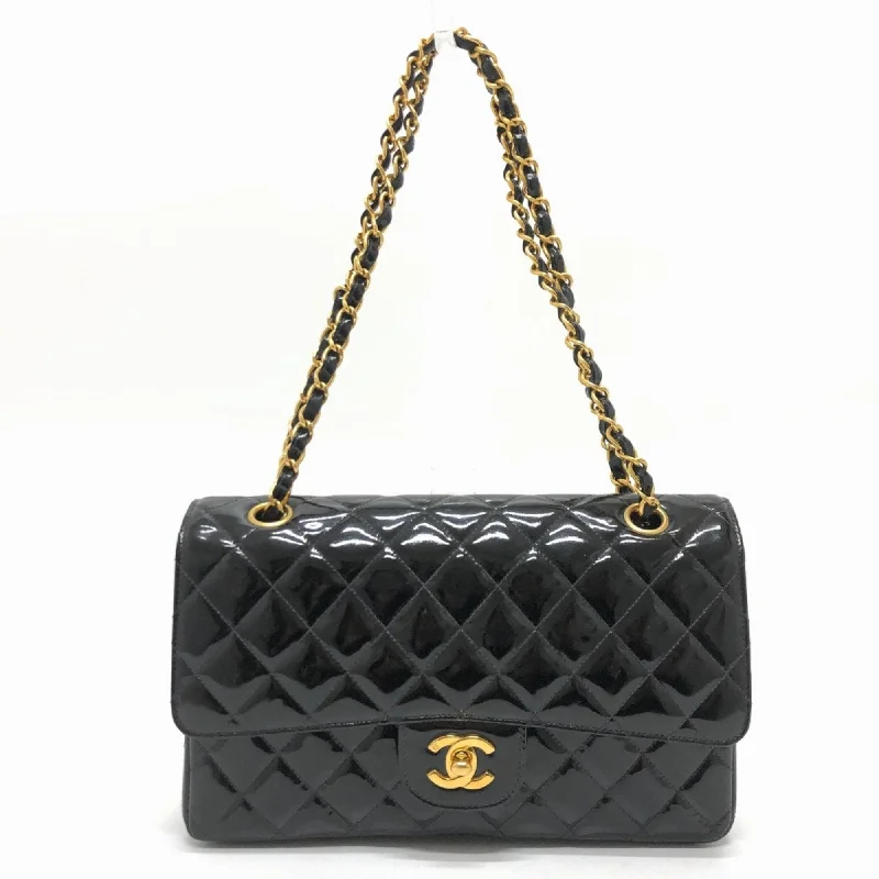 Chanel bags for women with a taste for high fashionChanel A01112 Matelasse Double Chain W Flap Shawl Shoulder Bag Black GoldHardware