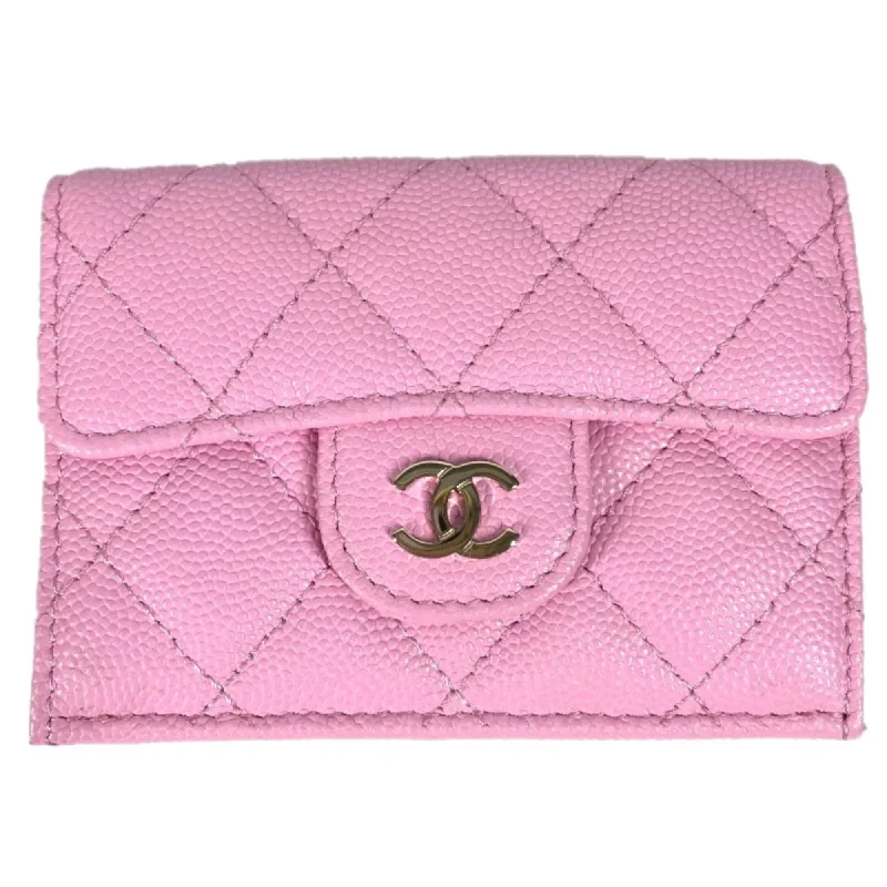 Chanel bags available in bold colors and patternsChanel AP0230 Compact wallet Trifold wallet pink