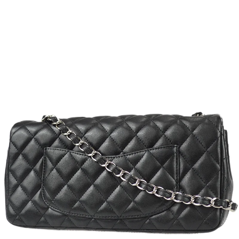 Chanel Medium Tote Bag for Office LadiesChanel 2009-2010 Black Lambskin East West