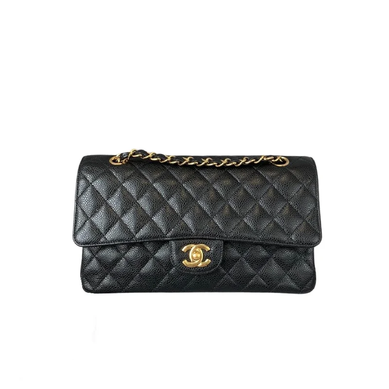 Chanel bags that pair perfectly with any outfitMedium Classic Flap Caviar Black GHW