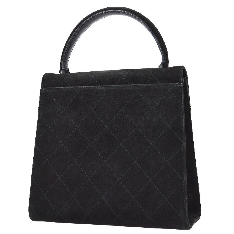 Chanel bags perfect for everyday elegChanel 1997-1999 Black Suede Mademoiselle Lock Handbag