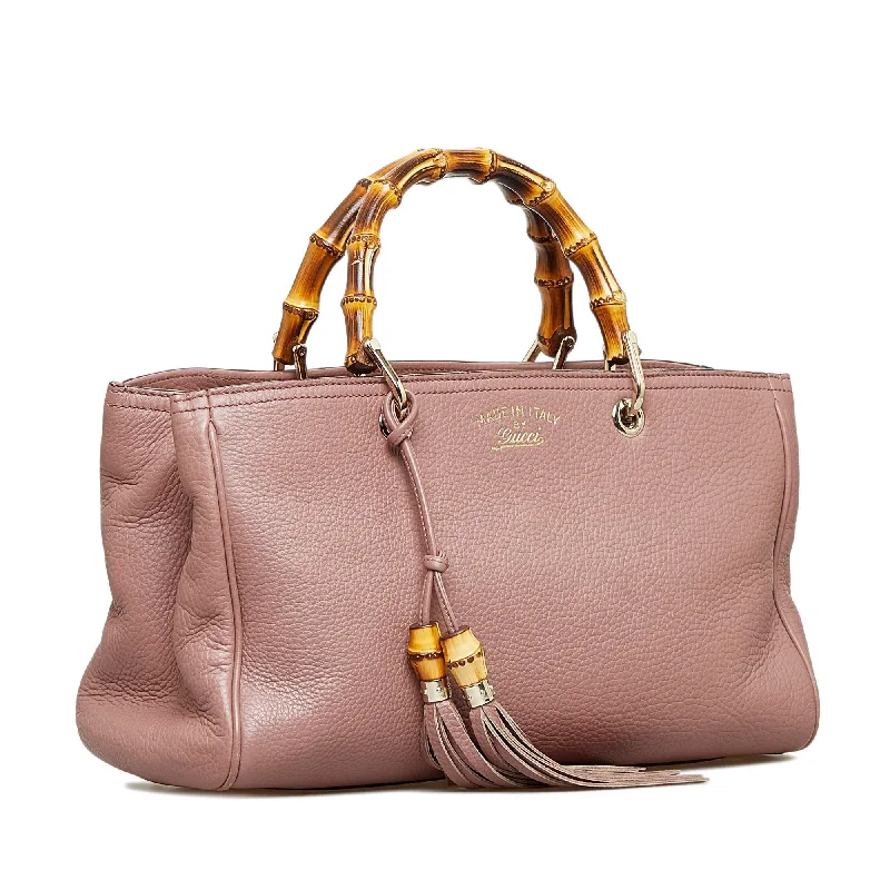 Women Gucci Sylvie bags with a detachable ribbon detailGucci Medium Bamboo Shopper (SHG-AtQPxV)