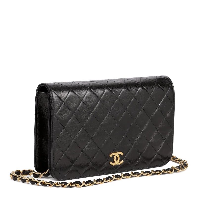 Chanel Colorful Handbag for Spring OutfitsChanel Black Quilted Lambskin Vintage Small Classic Single Full Flap Bag