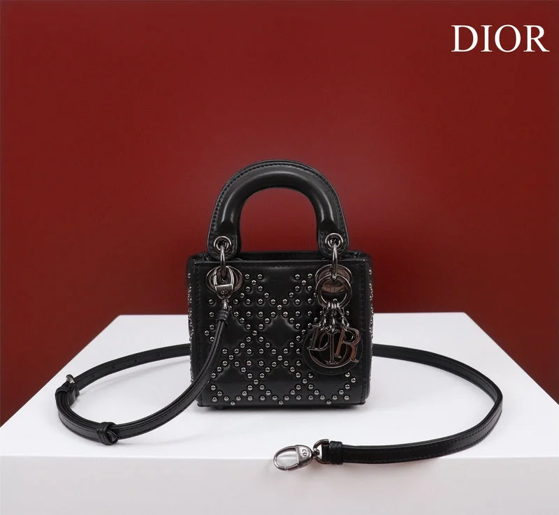 Christian Dior Saddle bags with a distressed leather finishDior Bag