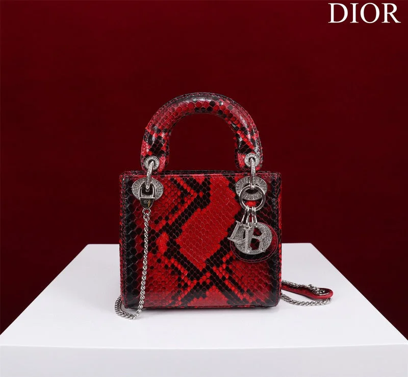 Christian Dior Saddle bags with a distressed leather finishDior Bag