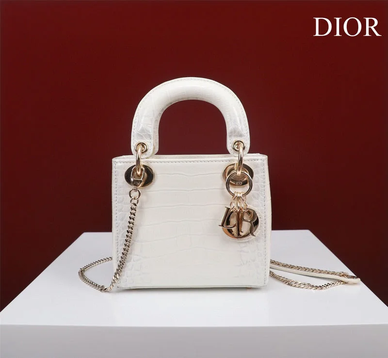 Christian Dior handbags with a detachable mirror for on - the - go touch - upsDior Bag