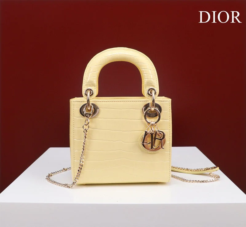 Christian Dior Saddle bags with a distressed leather finishDior Bag